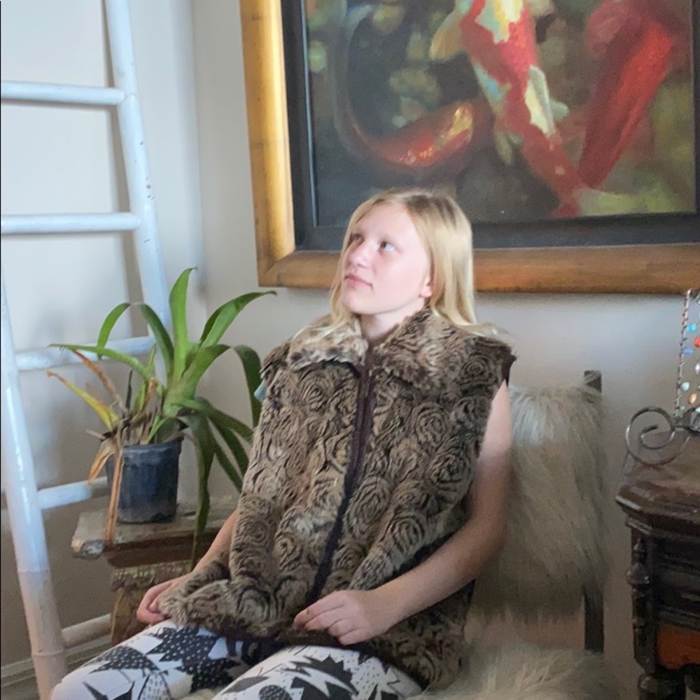 Fuzzy vest